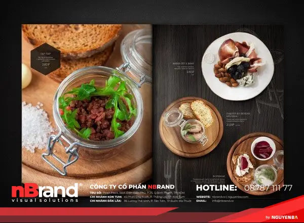 20 mẫu thiết kế thực đơn nhà hàng cực kỳ ngon mắt 20 menu dep