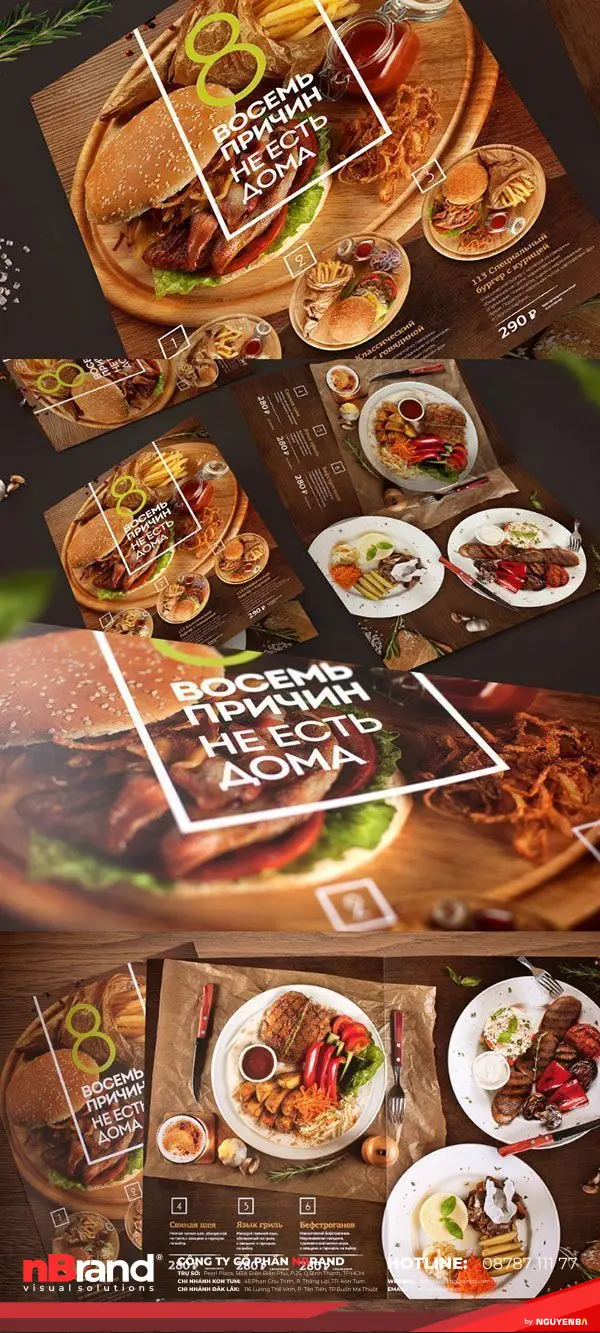 20 mẫu thiết kế thực đơn nhà hàng cực kỳ ngon mắt 23 menu dep