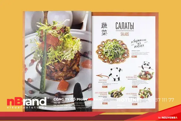 20 mẫu thiết kế thực đơn nhà hàng cực kỳ ngon mắt 18 menu dep