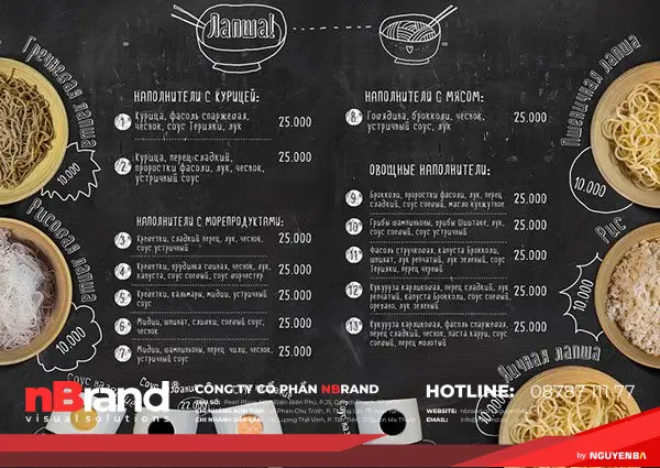 20 mẫu thiết kế thực đơn nhà hàng cực kỳ ngon mắt 41 Menu dep