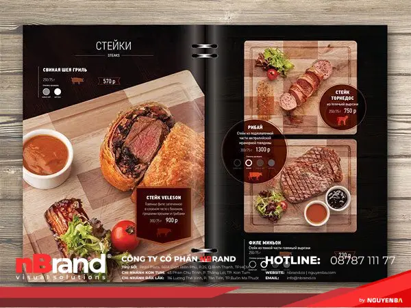 20 mẫu thiết kế thực đơn nhà hàng cực kỳ ngon mắt 43 Menu dep
