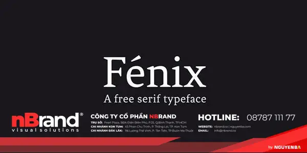 Xu hướng font chữ Serif hiện đại và phổ biến 25 phong serif