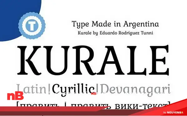 Xu hướng font chữ Serif hiện đại và phổ biến 34 phong serif