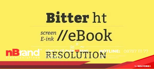 Xu hướng font chữ Serif hiện đại và phổ biến 24 phong serif