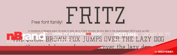 Xu hướng font chữ Serif hiện đại và phổ biến 33 phong serif