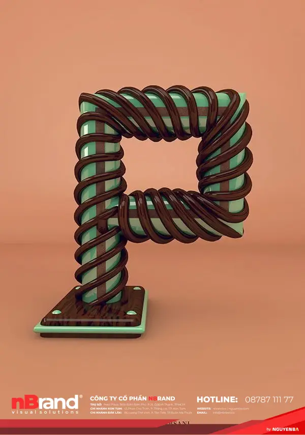 Bộ chữ cái 3D typography tuyệt đỉnh của Alexis Persani 24 bo-chu-cai-3d-typogtraphy-sang-tao-16