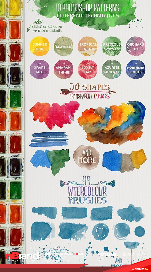 Chia sẻ bộ kit màu nước Aquarelle Designers Kit từ Creative Market 1679848095 540 Chia se bo kit mau nuoc Aquarelle Designers Kit tu