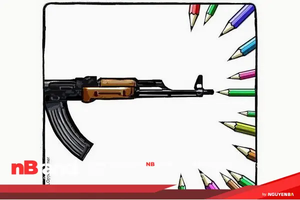Thảm kịch khủng bố tòa soạn Charlie Hebdo qua tranh minh họa 14 charlie-hebdo-cartoon-response