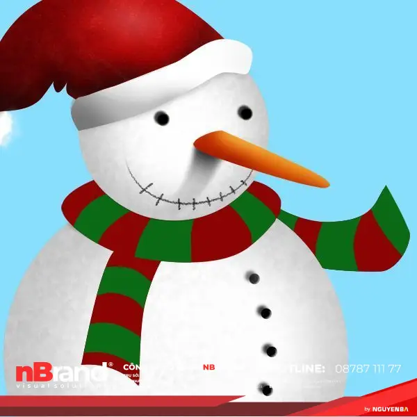 Tạo Người Tuyết và Bông Tuyết Lấp Lánh trong Photoshop 15b Tạo Người Tuyết và Bông Tuyết Lấp Lánh trong Photoshop