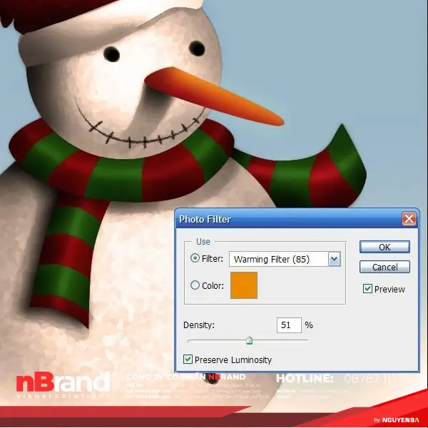 Tạo Người Tuyết và Bông Tuyết Lấp Lánh trong Photoshop 17b Tạo Người Tuyết và Bông Tuyết Lấp Lánh trong Photoshop