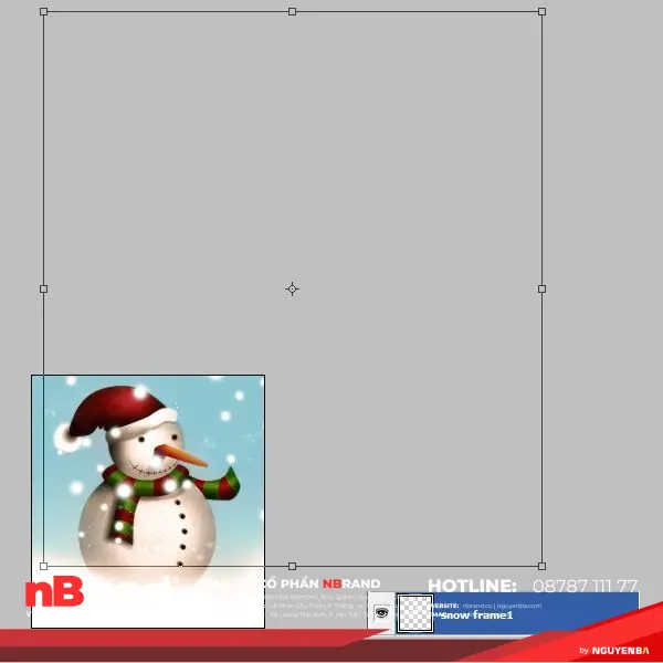 Tạo Người Tuyết và Bông Tuyết Lấp Lánh trong Photoshop 19 Tạo Người Tuyết và Bông Tuyết Lấp Lánh trong Photoshop