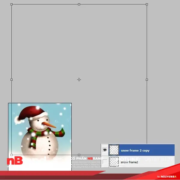 Tạo Người Tuyết và Bông Tuyết Lấp Lánh trong Photoshop 20 Tạo Người Tuyết và Bông Tuyết Lấp Lánh trong Photoshop