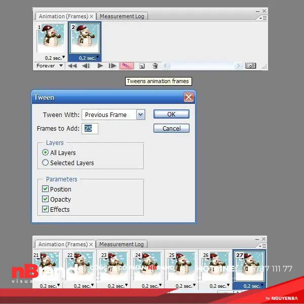 Tạo Người Tuyết và Bông Tuyết Lấp Lánh trong Photoshop 24 Tạo Người Tuyết và Bông Tuyết Lấp Lánh trong Photoshop