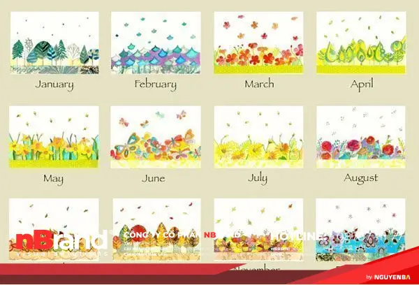 14 ý tưởng tưởng tuyệt đẹp cho lịch năm mới 2015 11 calendar 2015