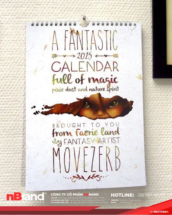14 ý tưởng tưởng tuyệt đẹp cho lịch năm mới 2015 20 calendar 2015