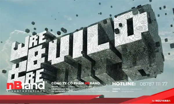 Hiệu quả không ngờ khi 3D hóa tác phẩm Typography 10 3d typography