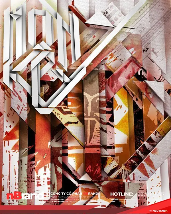 Hiệu quả không ngờ khi 3D hóa tác phẩm Typography 34 3d typography