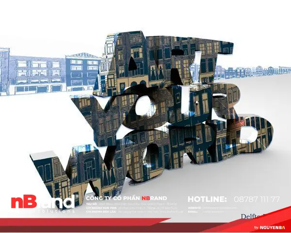 Hiệu quả không ngờ khi 3D hóa tác phẩm Typography 24 3d typography