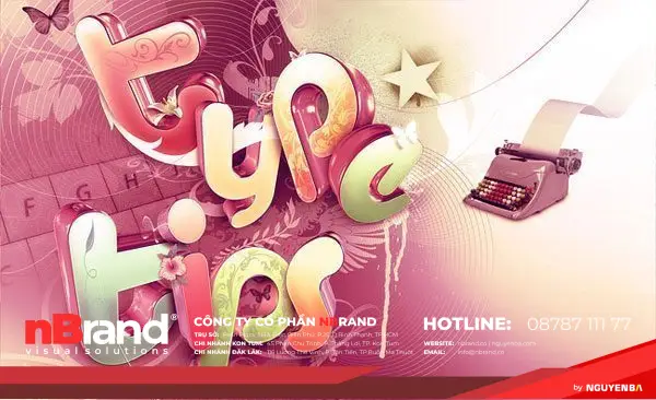 Hiệu quả không ngờ khi 3D hóa tác phẩm Typography 25 3d typography