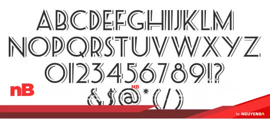 30 font hoàn hảo cho phong cách thiết kế Vintage & Retro 16 bo-font-retro-vintage-dep-08
