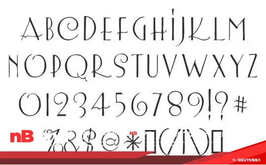 30 font hoàn hảo cho phong cách thiết kế Vintage & Retro 37 bo-font-retro-vintage-dep-29