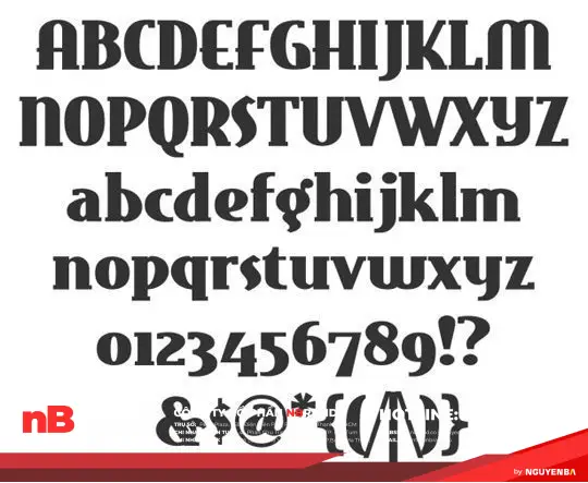 30 font hoàn hảo cho phong cách thiết kế Vintage & Retro 31 bo-font-retro-vintage-dep-23