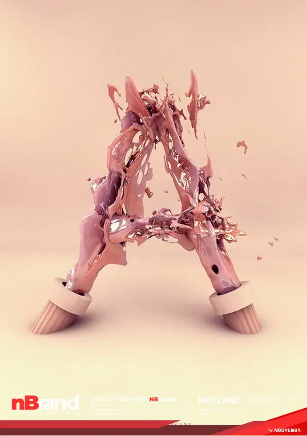Bộ chữ cái 3D typography tuyệt đỉnh của Alexis Persani 9 bo-chu-cai-3d-typogtraphy-sang-tao-1
