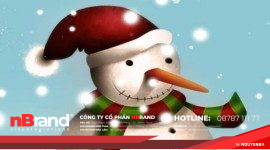 Tạo Người Tuyết và Bông Tuyết Lấp Lánh trong Photoshop snowman