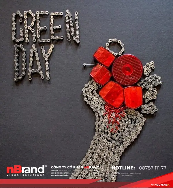 Những logo nổi tiếng và những hình ảnh khác được làm từ ….xe đạp 20 nhung-logo-va-poster-do-Jennifer Beatty-sang-tao-tu-xe-dap-12