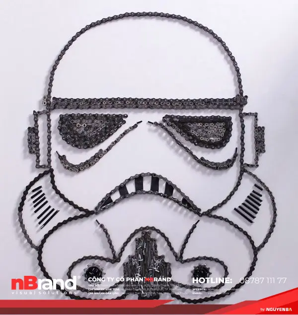 Những logo nổi tiếng và những hình ảnh khác được làm từ ….xe đạp 21 nhung-logo-va-poster-do-Jennifer Beatty-sang-tao-tu-xe-dap-13
