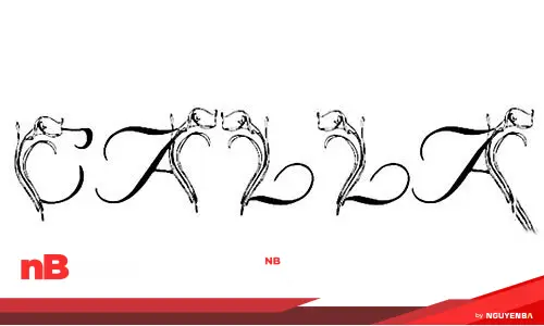 30 font chữ hoa dành cho những thiết kế đáng yêu 27 flower-font-19