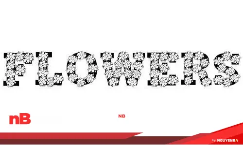 30 font chữ hoa dành cho những thiết kế đáng yêu 9 flower-font-01