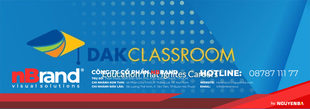 Daktronics ra mắt Sổ tay hướng dẫn giảng dạy lớp học Dak 18 Daktronics ra mắt Sổ tay hướng dẫn giảng dạy lớp học Dak dak classroom