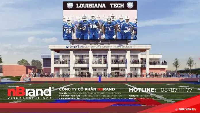 Louisiana Louisiana Tech Lập kế hoạch Trải nghiệm AV lớn cho bóng đá tại nhà louisiana 696x392 1