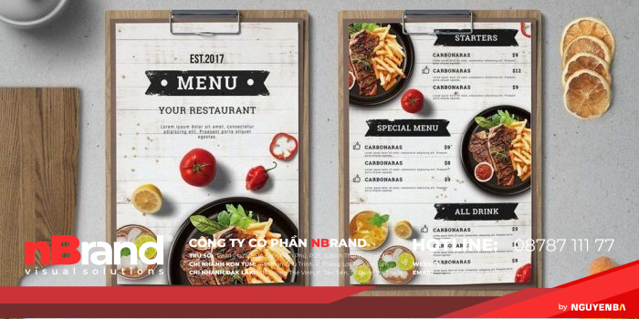Cách thiết kế menu cafe, thực đơn nhà hàng đẹp 15 Cách thiết kế menu cafe, thực đơn nhà hàng đẹp tmp 1561196608