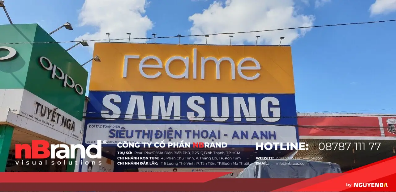 Tăng cường nhận diện thương hiệu với bảng hiệu hệ thống đại lý tại Kon Tum bang hieu alu ben tre gia re