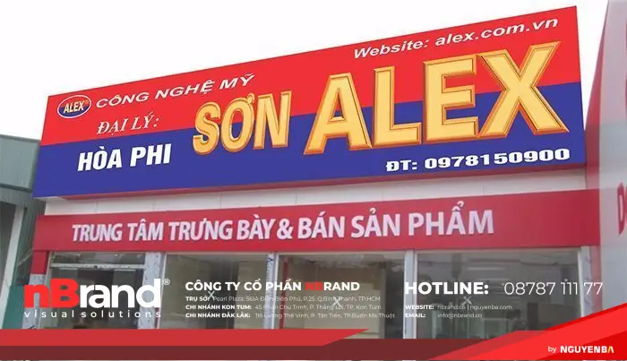 Tăng cường nhận diện thương hiệu với bảng hiệu hệ thống đại lý tại Kon Tum bang hieu dai ly son nuoc1 700x403 1