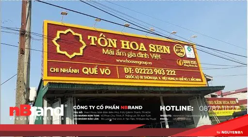 Tăng cường nhận diện thương hiệu với bảng hiệu hệ thống đại lý tại Kon Tum bang hieu nha phan phoi 02