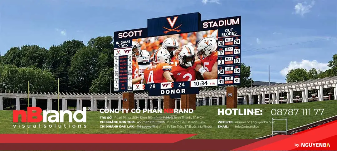 Kế hoạch nâng cấp A/V cho UVA 16 Kế hoạch nâng cấp A/V cho UVA daktronics