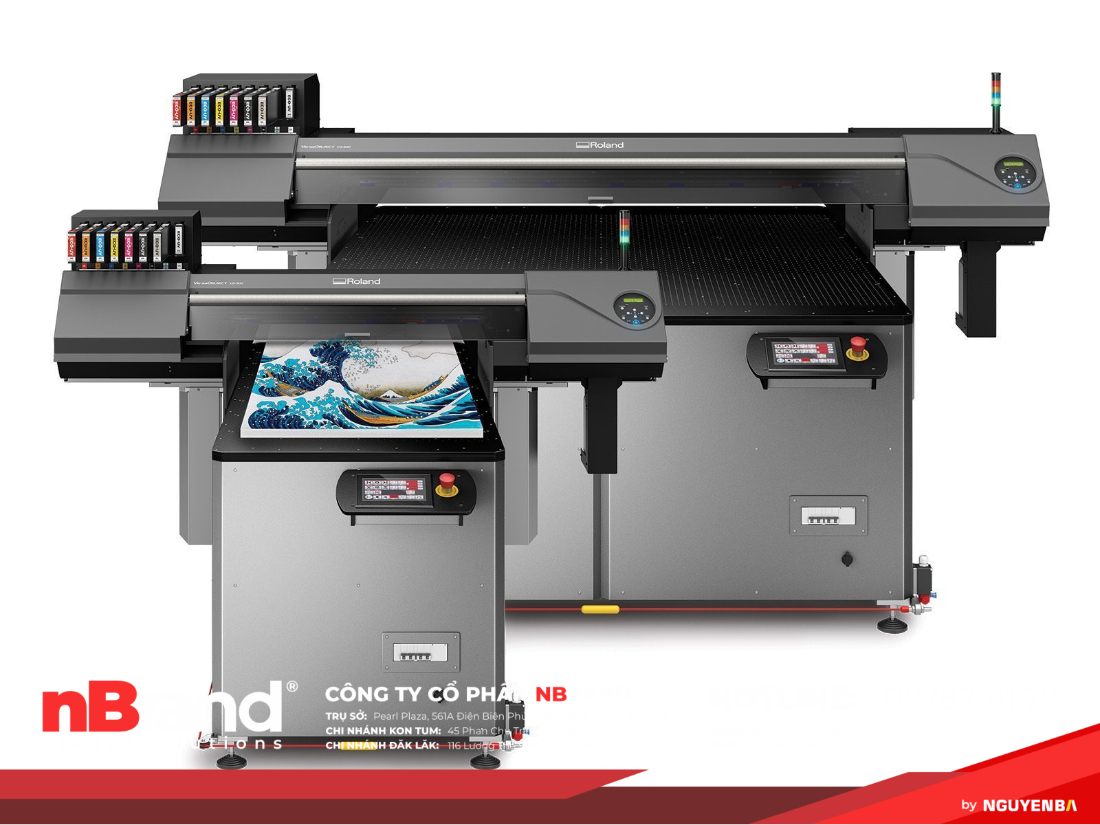 Máy in phẳng UV dòng VersaOBJECT CO-i mới dành cho Bắc Mỹ roland dg versaobject co i series uv flatbed printers