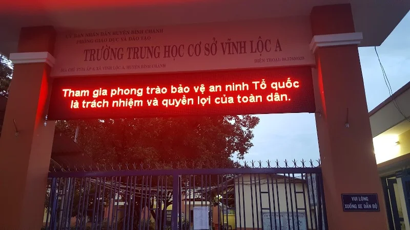 Bảng giá thi công màn hình LED tại Kon Tum: Tối ưu chi phí bang hieu led ma tran 4