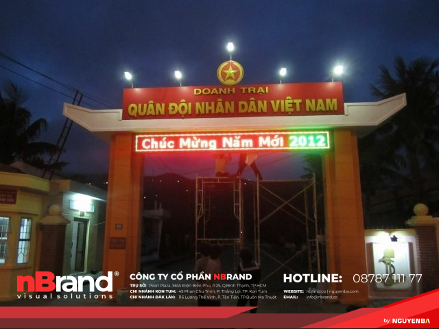 Sản xuất lắp đặt led bảng điện tử cho Cơ quan nhà nước, các Sở ban ngành, UBND bien led ma tran gia re nghe an