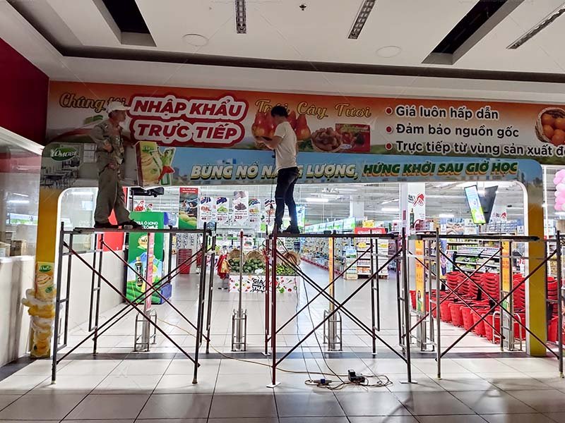 Quảng cáo cho siêu thị và trung tâm thương mại cong chao sieu thi nha trang 4d