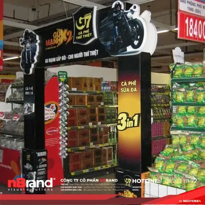 Sản xuất cổng chào siêu thị điểm bán 12 Sản xuất cổng chào siêu thị điểm bán gate for new product