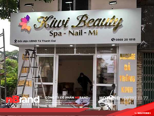 Trọn gói bảng hiệu nội thất tiệm Nails tại Kon Tum 15 Trọn gói bảng hiệu nội thất tiệm Nails tại Kon Tum mau bang hieu dung nail