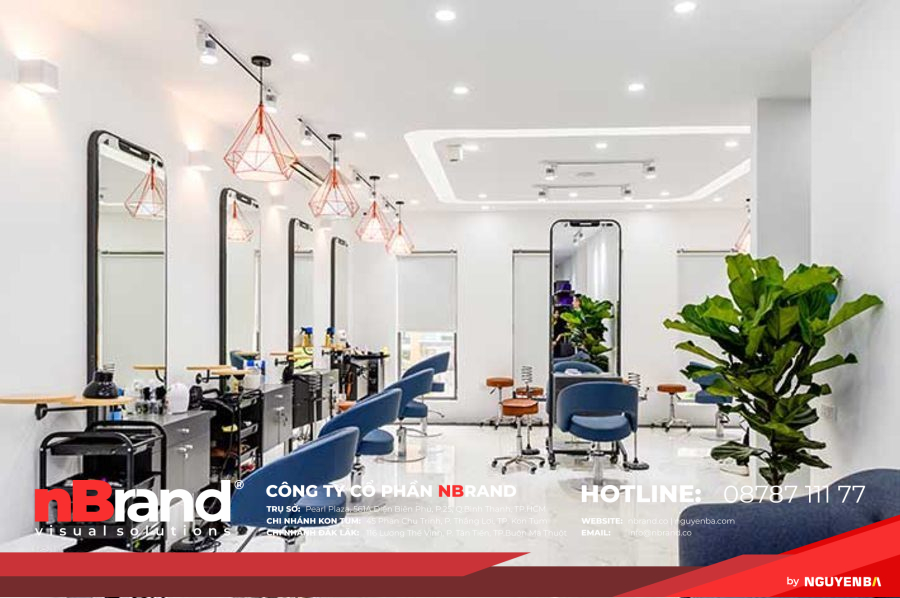 Trọn gói bảng hiệu và cải tạo nội thất tiệm salon tóc tại Kon Tum 12 Trọn gói bảng hiệu và cải tạo nội thất tiệm salon tóc tại Kon Tum thiet ke salon toc hair salon design 1