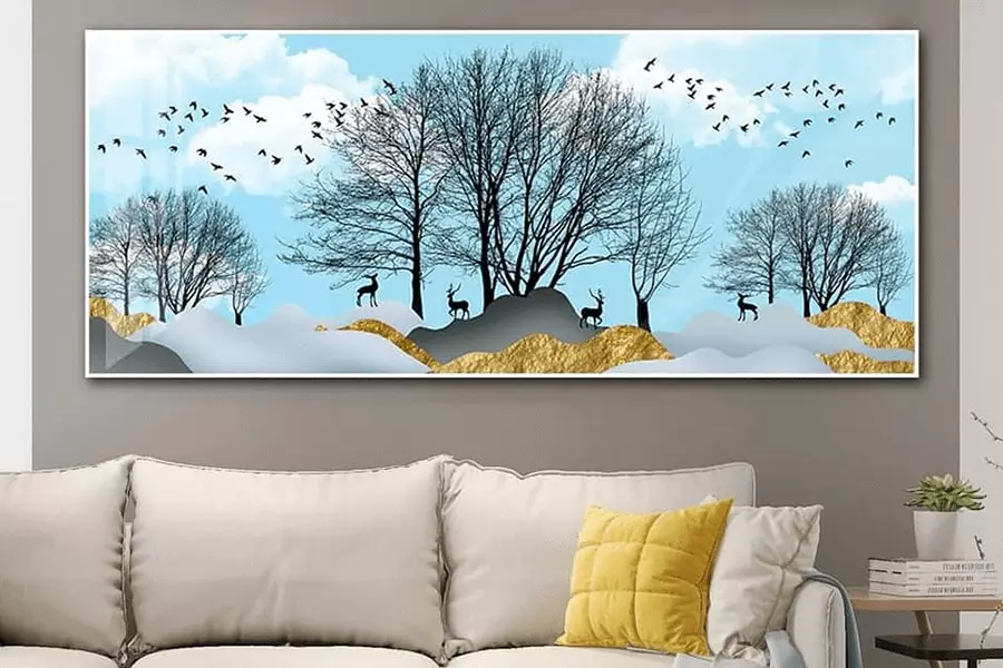 Sản xuất tranh canvas khung gỗ không viền tranh canvas la gi viet canvas