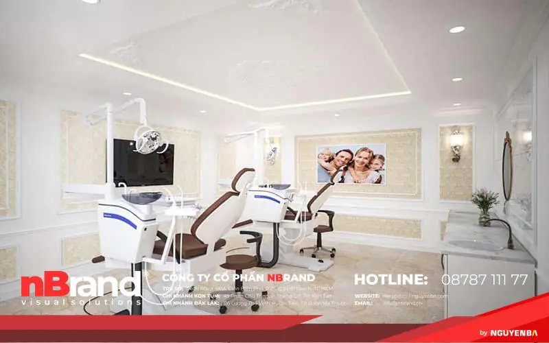 Trọn gói nội thất, bảng hiệu phòng khám 13 Trọn gói nội thất, bảng hiệu phòng khám Tieu chuan khong gian thiet ke thi cong phong kham nha khoa