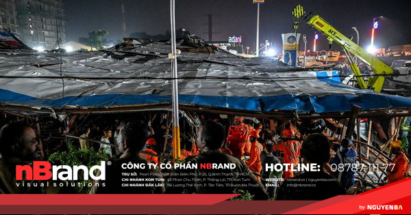 Bảng quảng cáo sập đè trạm xăng, nhiều người thương vong ở Ấn Độ 14 Bảng quảng cáo sập đè trạm xăng, nhiều người thương vong ở Ấn Độ an do 17156421632401018824014 83 0 619 1024 crop 17156421784921724374630