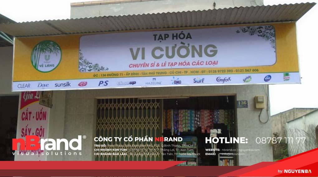 Bảng hiệu bách hoá 9